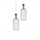 Luminaria Taschibra Pendente TD-292/2 Branca Dupla