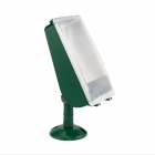 Luminaria Dital Refletor Poste Verde 2 Lampadas