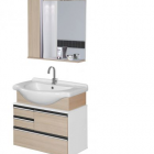 Conjunto AJR Firenze Supenso 83,5 cm Branco/Palissandro