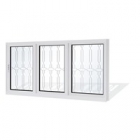Janela Lucasa Facilita Vidro Mosaico Correr Lateral 1,50m x 1,20m