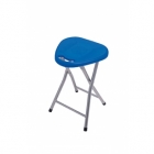 Banqueta Dobravel Triangular Mor Azul 