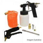 kit Acessorios Pintura Compressor Ar Direto 