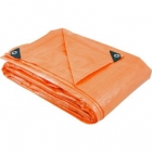 Lona Laranja Polietileno Vonder 4 m x 3 m 