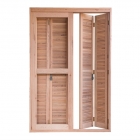 Porta Balcao Angelin Veneziana Vidro Liso 1,50 x 2,13  460