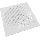 Grelha Quadrada Branca Tigre 100 mm