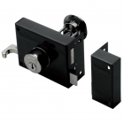 Fechadura Externa Stam Sobrepor Preta 100 mm (701/100)
