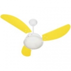 Ventilador Teto Max Colors CLM Branco/Amarelo 220 v