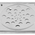 Grelha inox quadr.c/moldura+fecho 15x15cm Pilotti